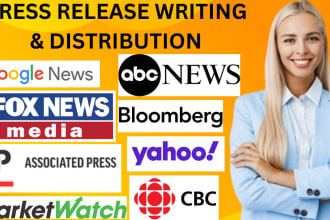 I will do press release writing and press release distribution