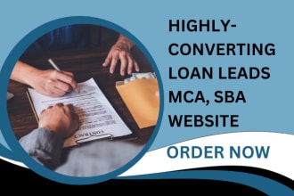generate business loan leads mca leads payday loan leads loan leads loan website