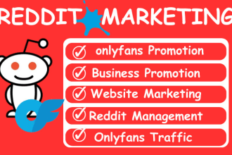 I will boost onlyfans traffic, adult web link, business website promotion reddit ads