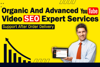 Provide organic and advanced youtube video SEO expert services