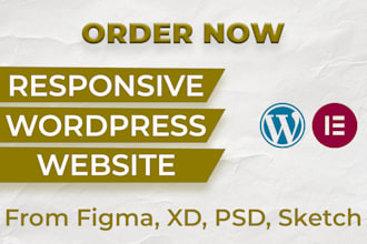 do responsive wordpress website design and development and blog website