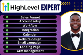I will design landing pages websites sales funnel with gohighlevel