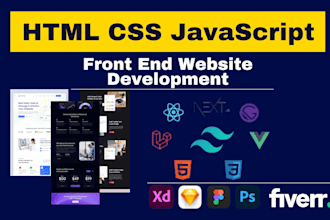 I will code custom HTML CSS javascript responsive coding website design