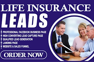 generate life insurance leads, insurance website, insurance funnel