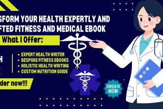 I will transform your health expertly and crafted fitness and medical ebook