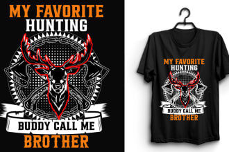 I will create eye catching typography t shirt design