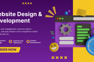 I will design and develop a modern website for your business