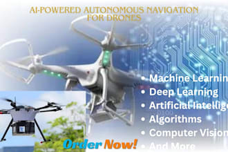 I will develop an ai algorithms for autonomous navigation in drones