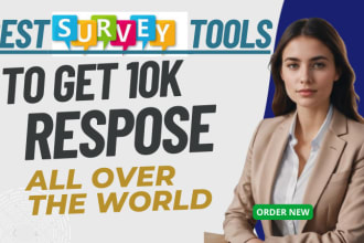 I will create proficient online survey with up to 1000 unselfish audience