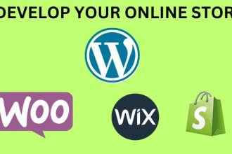 I will create your wordpress, shopify and woocommerce store