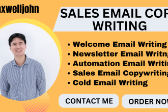 I will create a compelling sales email copy to increase your conversion and revenue