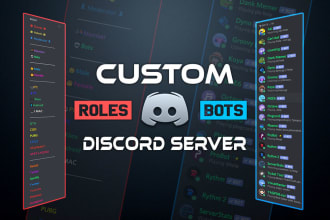 I will setup custom rust,minecraft,fivem, nft or gaming discord server