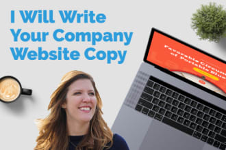 write your company website copy