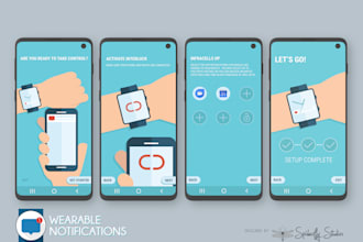 design a creative onboarding screen for your app