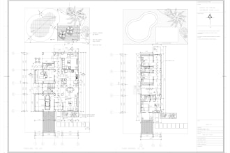 redraw floorplans from sketch or pdf to a dwg technical file