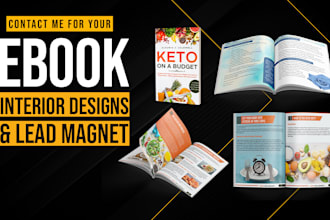 design ebook interior design, book formatting, lead magnet