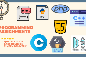 do your python, c, cpp, java, jpa, javascript project