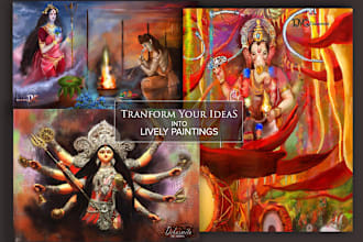 transform your ideas into lively painting