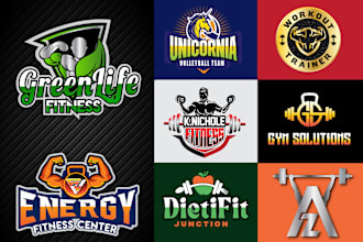 design a professional sports, gym, and fitness logo