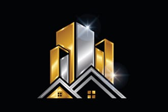 design modern luxury real estate logo