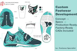 design athletic and functional footwear with tech packs