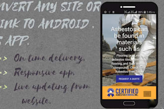 convert your website into an android app