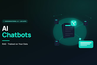 build rag chatbot, ai chatbot and ai assistant trained on your data