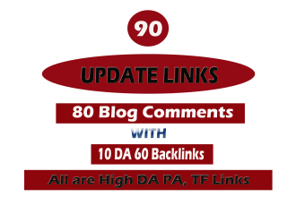 do 90 HQ powerful authority backlinks for your site SEO