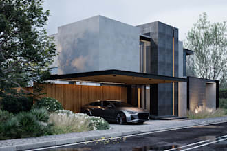 create a photorealistic interior or exterior 3d rendering