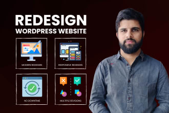 redesign website in wordpress or redesign wordpress website