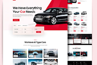 make car rental website, car dealership website, chauffeure,taxi booking website