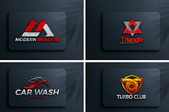 design a business logo custom and unique minimalist 3d, modern brand identity