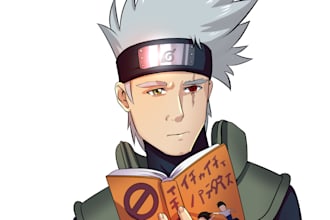 draw you as famous anime character