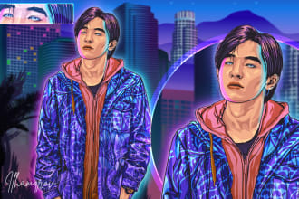 draw your picture into amazing cartoon portrait hardstyle