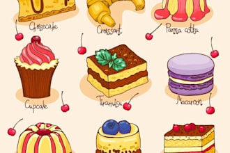 do hand drawn vector illustrations