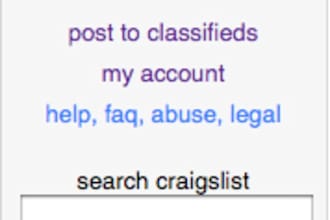 manually post 1 ad to craiglist in the san francisco bay area