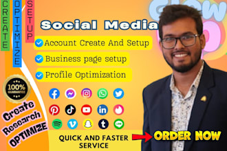 create social media page setup with facebook business page for your new business