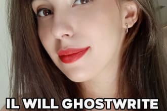 ghostwrite your book in english or spanish