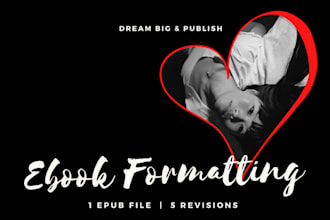 format your book into an ebook for kindle