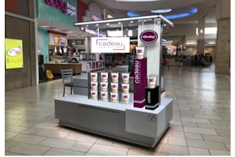 brand your kiosk and exhibition pavilion