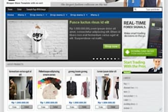 create Template Online Stores on Blogspot