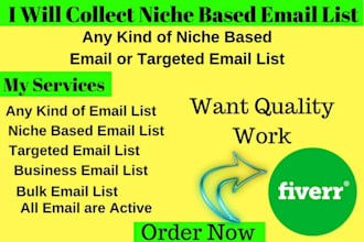 collect niche based email list