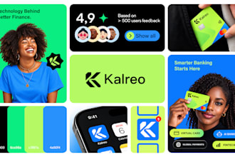 design a professional logo brand identity and brand style guide