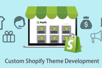 do shopify theme coding , shopify customization
