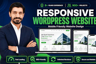 create mobile responsive wordpress website design