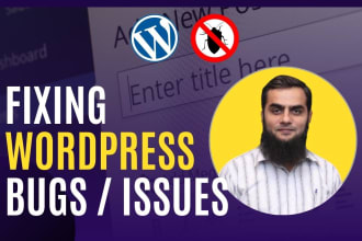 fix wordpress website bugs, errors, and issues