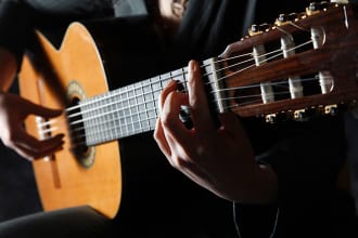 record spanish classical nylon guitar for your project
