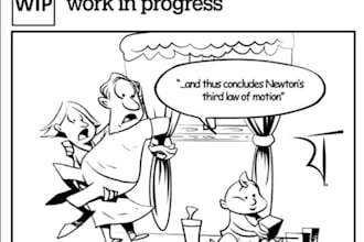 create a large panel comic strip