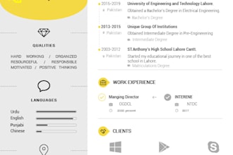write and improve your cv,resume and linkedin profile