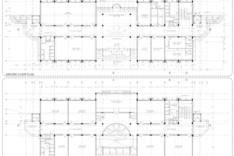 make detailed architectural drawing